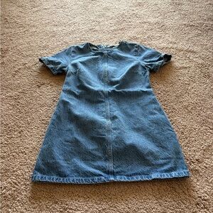 Abercrombie Blue Denim Short-Sleeve Dress